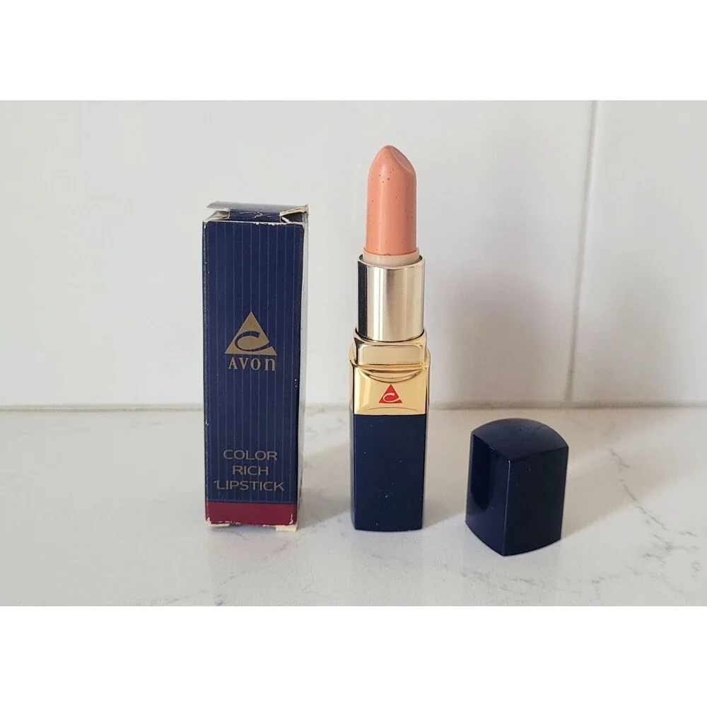 AVON Color Rich Lipstick Instant Mocha Disc Retired Vintage 1993 NEW w BOX